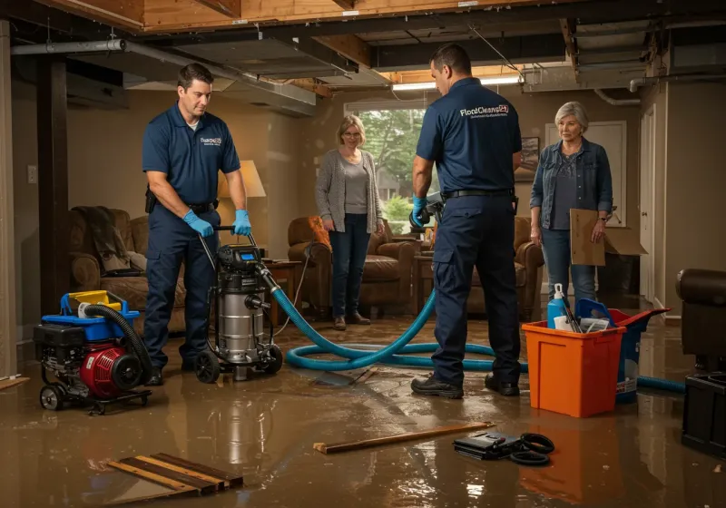 Basement Water Extraction and Removal Techniques process in West Monroe, MI